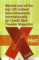 Conde Nast Traveler Magazine's Hot Tables